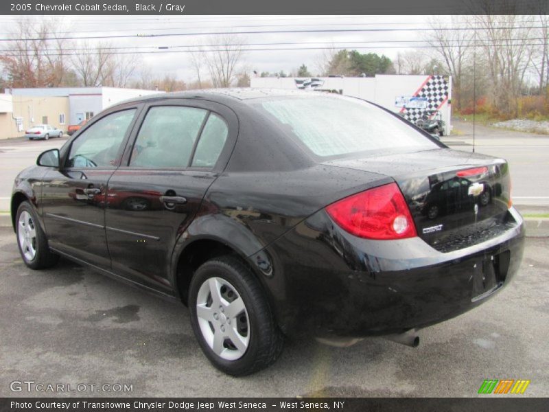 Black / Gray 2005 Chevrolet Cobalt Sedan