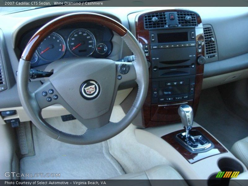 White Diamond / Cashmere 2007 Cadillac CTS Sedan