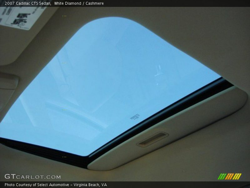 White Diamond / Cashmere 2007 Cadillac CTS Sedan