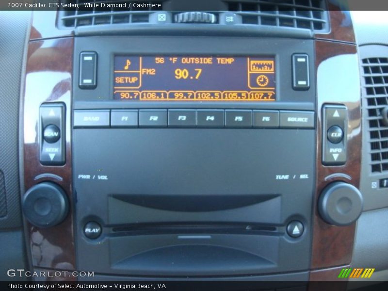 White Diamond / Cashmere 2007 Cadillac CTS Sedan