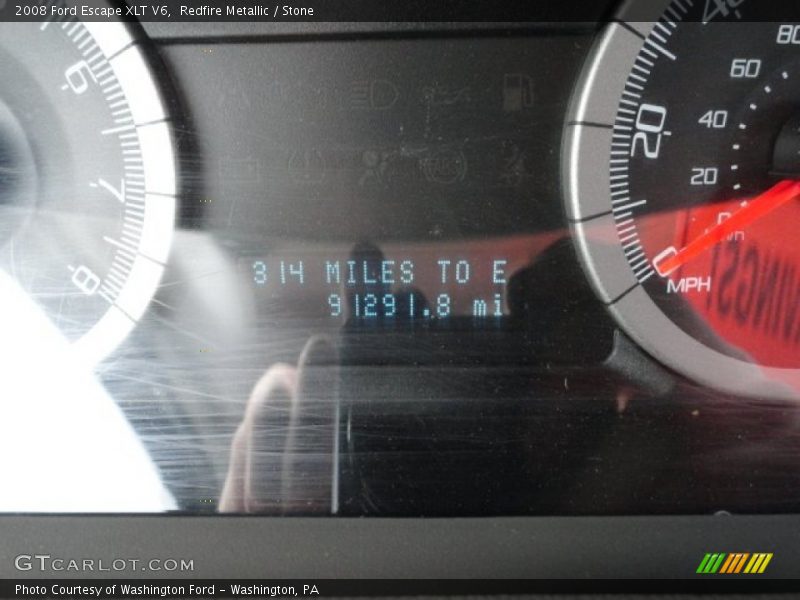 Redfire Metallic / Stone 2008 Ford Escape XLT V6