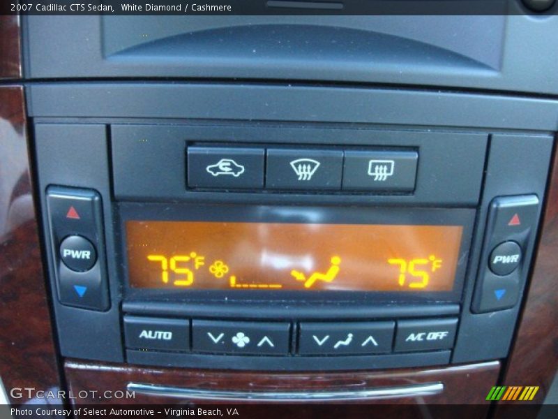 White Diamond / Cashmere 2007 Cadillac CTS Sedan