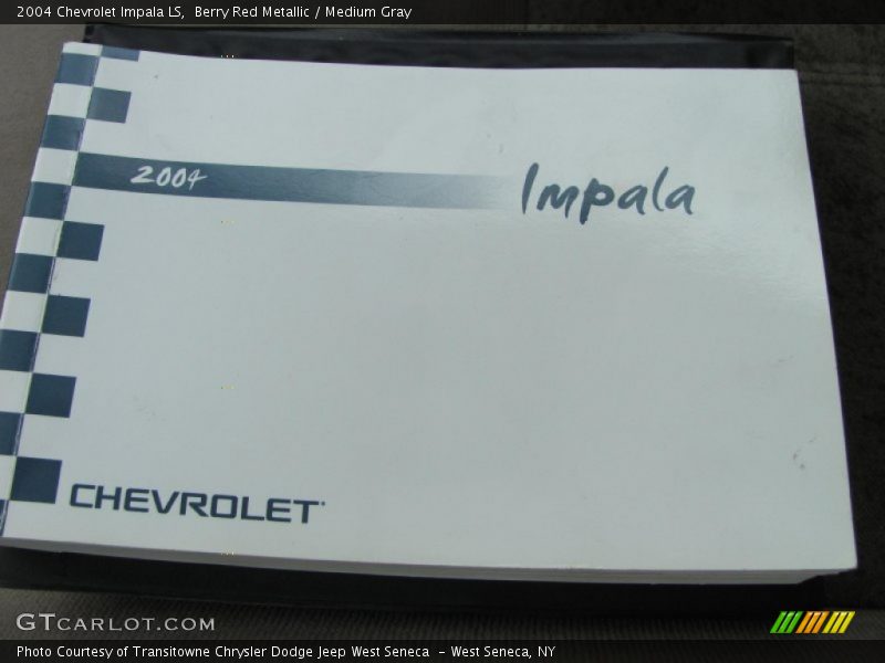 Berry Red Metallic / Medium Gray 2004 Chevrolet Impala LS