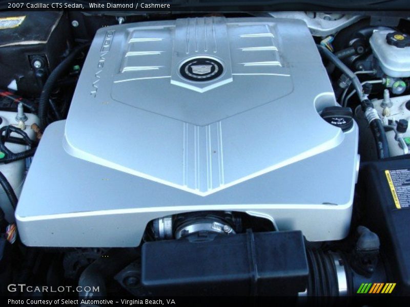 White Diamond / Cashmere 2007 Cadillac CTS Sedan