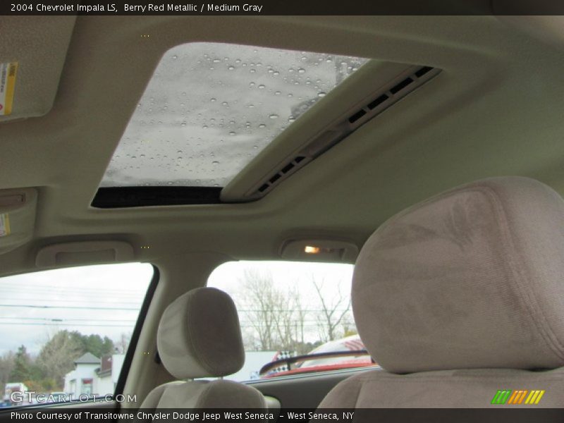 Berry Red Metallic / Medium Gray 2004 Chevrolet Impala LS