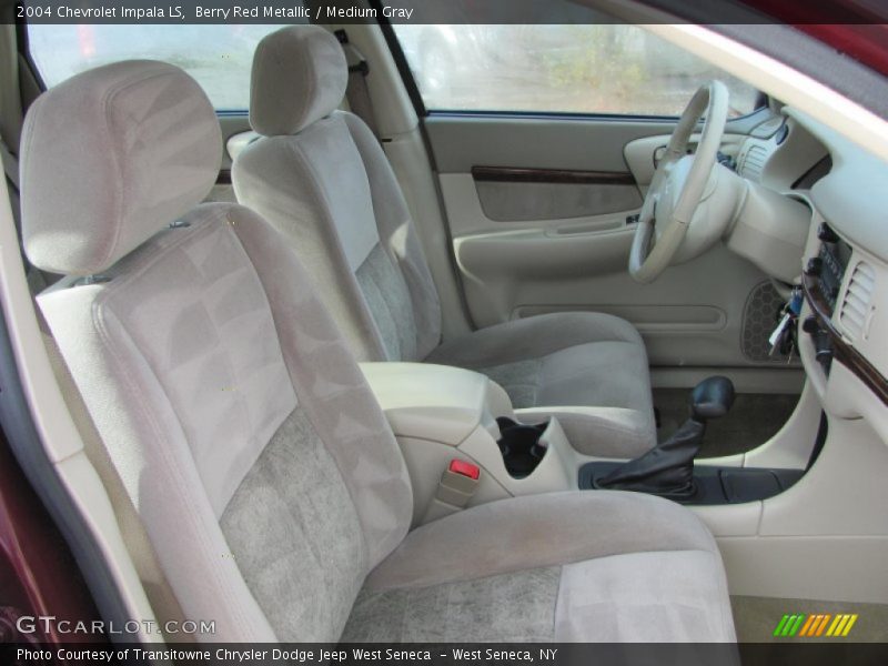 Berry Red Metallic / Medium Gray 2004 Chevrolet Impala LS