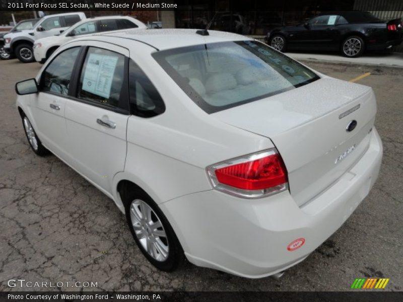 White Suede / Medium Stone 2011 Ford Focus SEL Sedan