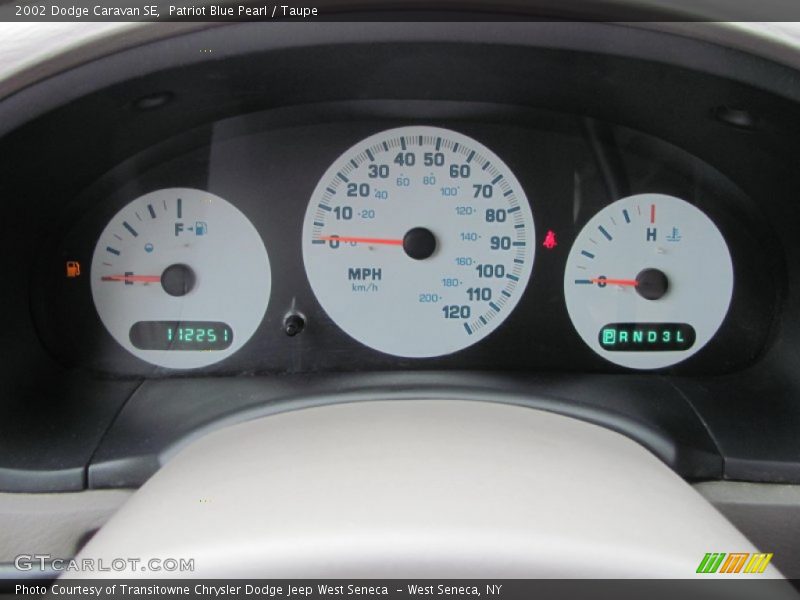  2002 Caravan SE SE Gauges
