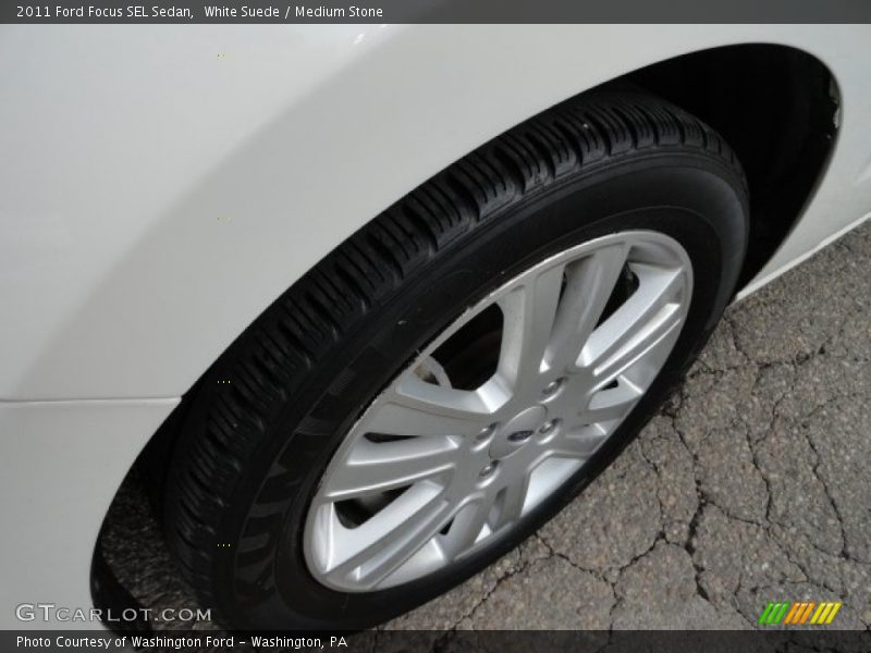 White Suede / Medium Stone 2011 Ford Focus SEL Sedan