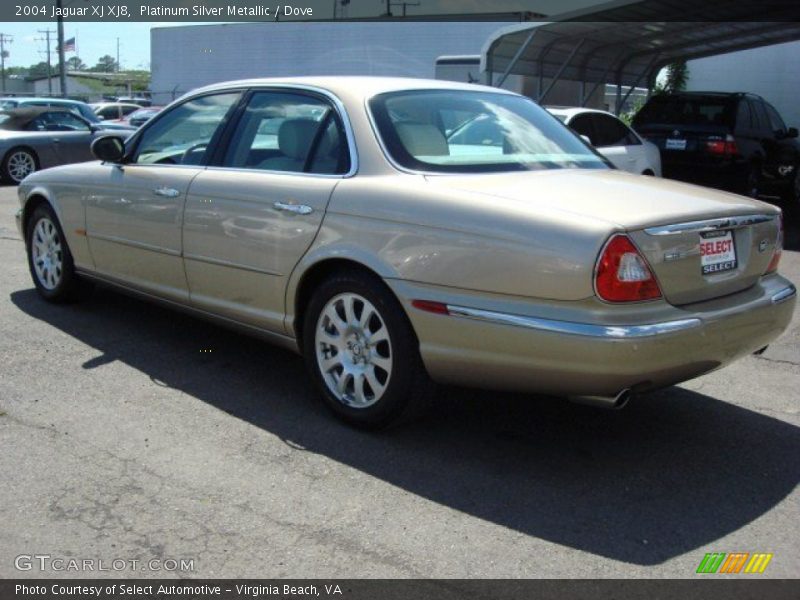 Platinum Silver Metallic / Dove 2004 Jaguar XJ XJ8