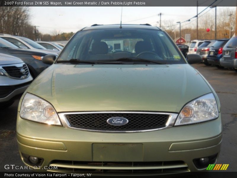 Kiwi Green Metallic / Dark Pebble/Light Pebble 2007 Ford Focus ZXW SES Wagon
