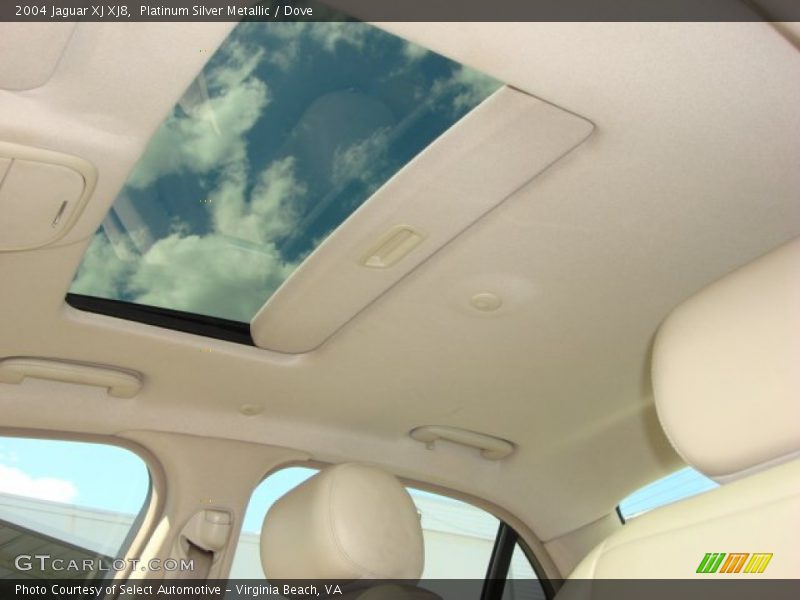 Platinum Silver Metallic / Dove 2004 Jaguar XJ XJ8