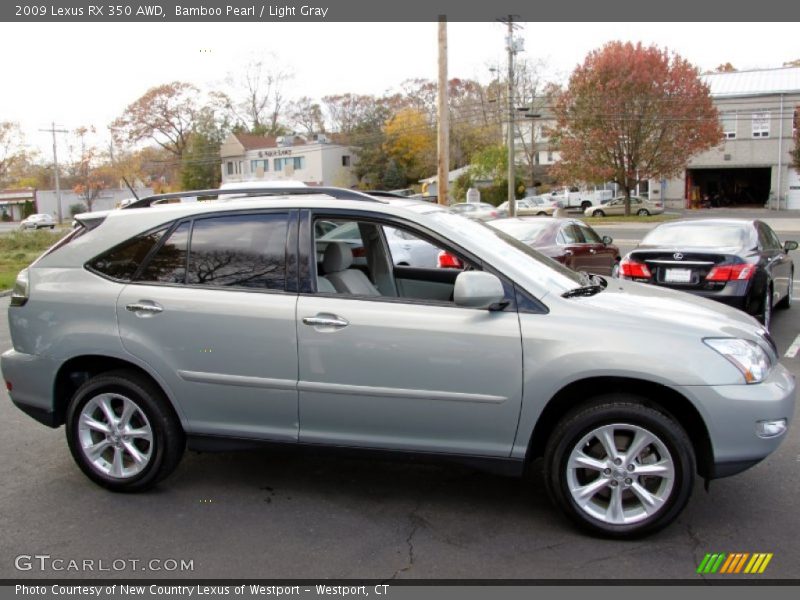 Bamboo Pearl / Light Gray 2009 Lexus RX 350 AWD