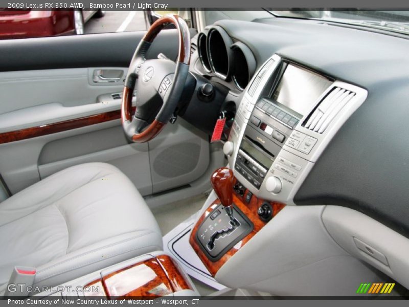 Bamboo Pearl / Light Gray 2009 Lexus RX 350 AWD