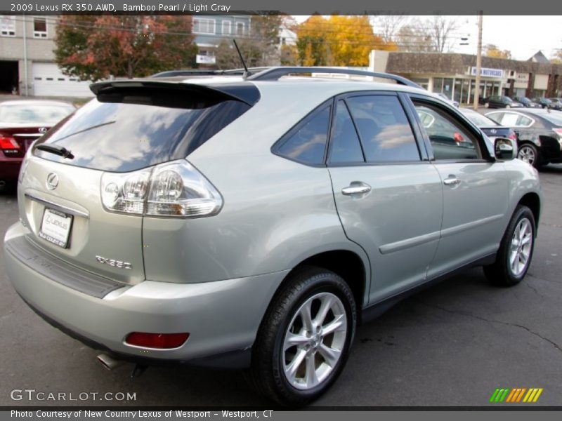 Bamboo Pearl / Light Gray 2009 Lexus RX 350 AWD
