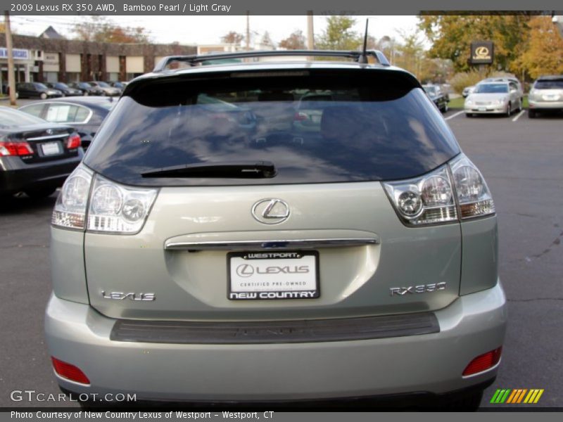 Bamboo Pearl / Light Gray 2009 Lexus RX 350 AWD