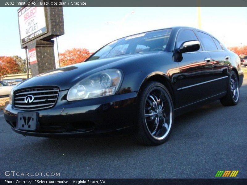Black Obsidian / Graphite 2002 Infiniti Q 45