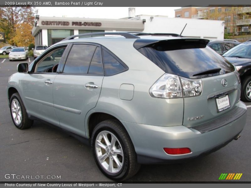 Bamboo Pearl / Light Gray 2009 Lexus RX 350 AWD