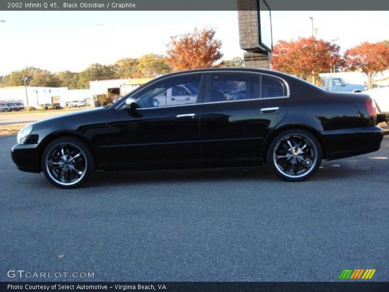 Black Obsidian / Graphite 2002 Infiniti Q 45