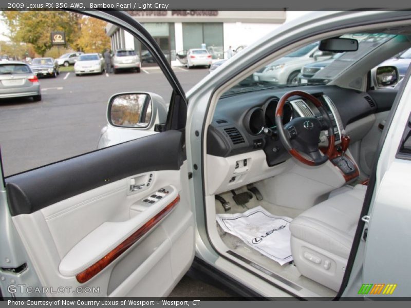 Bamboo Pearl / Light Gray 2009 Lexus RX 350 AWD