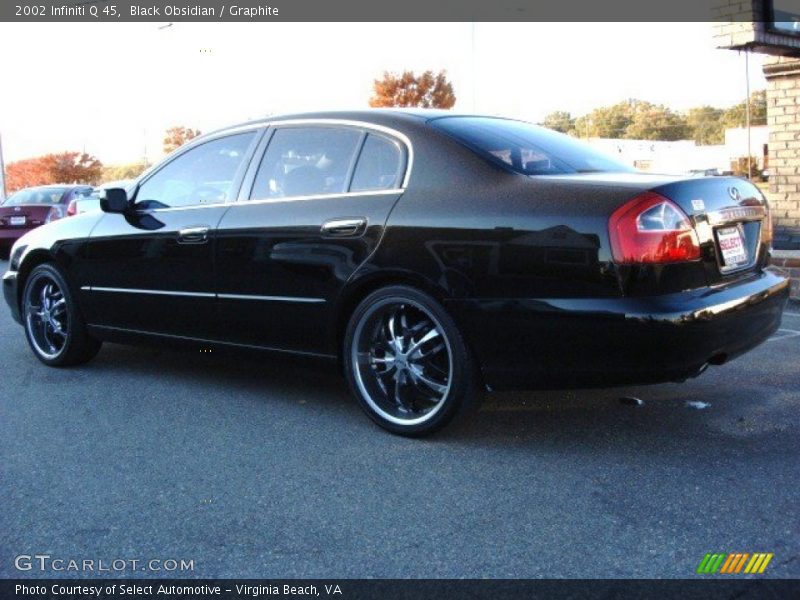 Black Obsidian / Graphite 2002 Infiniti Q 45