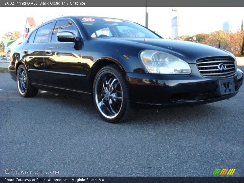 Black Obsidian / Graphite 2002 Infiniti Q 45