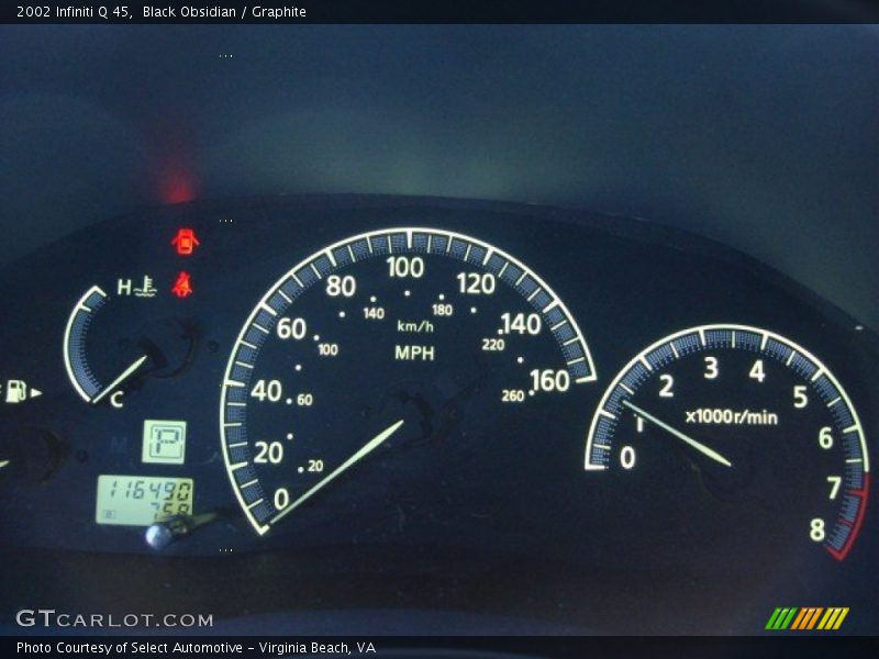 Black Obsidian / Graphite 2002 Infiniti Q 45