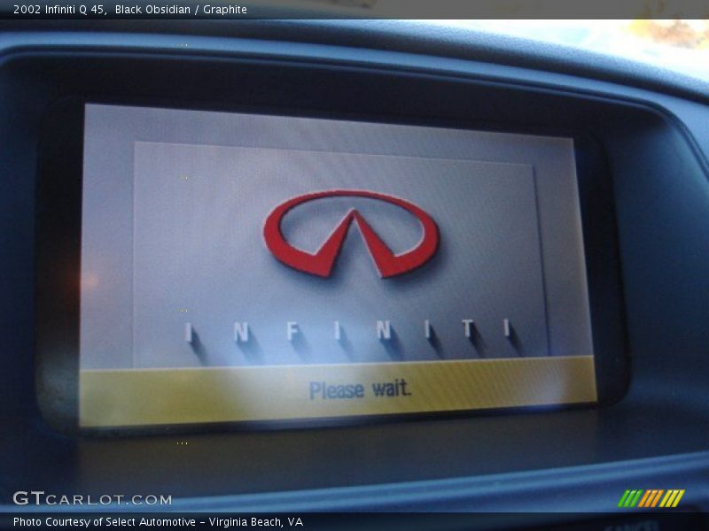 Black Obsidian / Graphite 2002 Infiniti Q 45