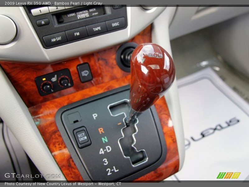 Bamboo Pearl / Light Gray 2009 Lexus RX 350 AWD