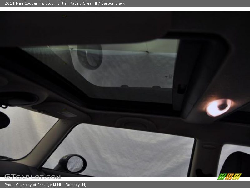 British Racing Green II / Carbon Black 2011 Mini Cooper Hardtop