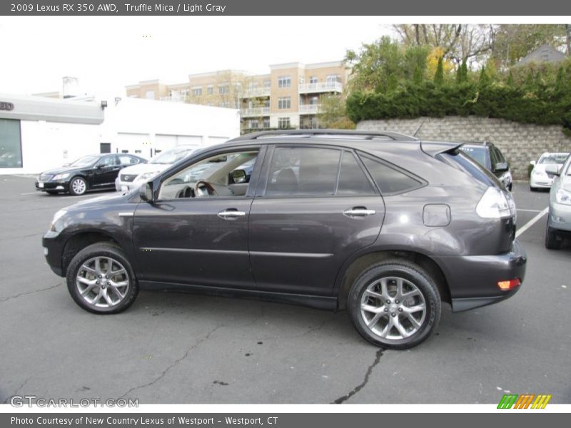 Truffle Mica / Light Gray 2009 Lexus RX 350 AWD