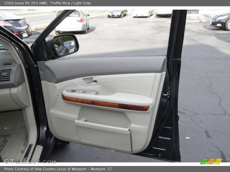 Truffle Mica / Light Gray 2009 Lexus RX 350 AWD