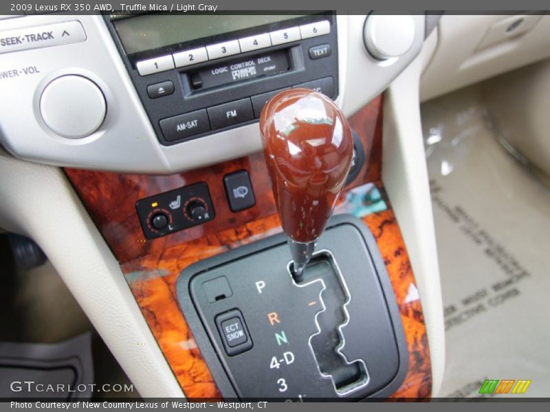Truffle Mica / Light Gray 2009 Lexus RX 350 AWD