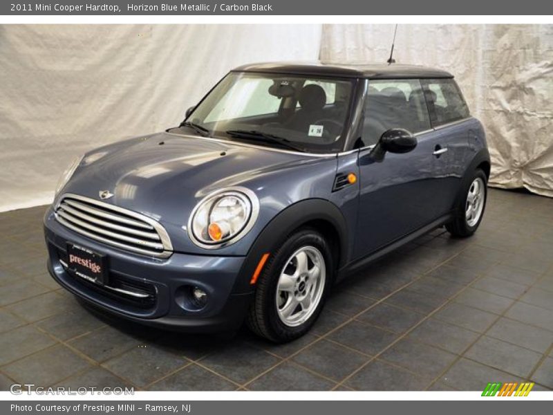 Horizon Blue Metallic / Carbon Black 2011 Mini Cooper Hardtop