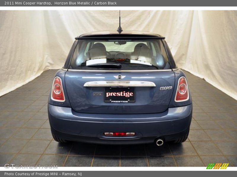 Horizon Blue Metallic / Carbon Black 2011 Mini Cooper Hardtop