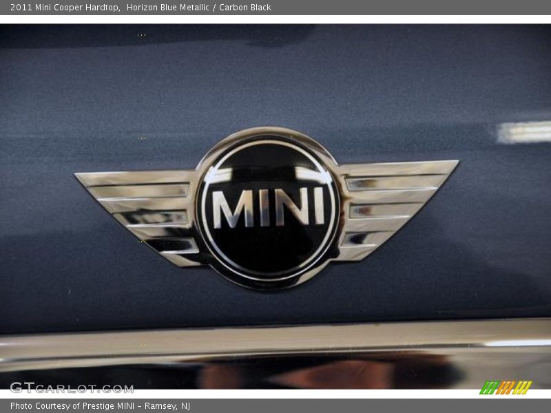 Horizon Blue Metallic / Carbon Black 2011 Mini Cooper Hardtop