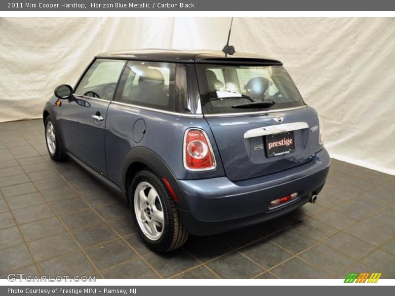 Horizon Blue Metallic / Carbon Black 2011 Mini Cooper Hardtop