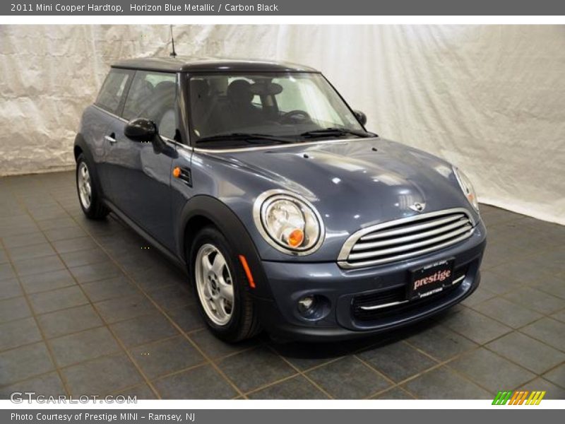 Horizon Blue Metallic / Carbon Black 2011 Mini Cooper Hardtop