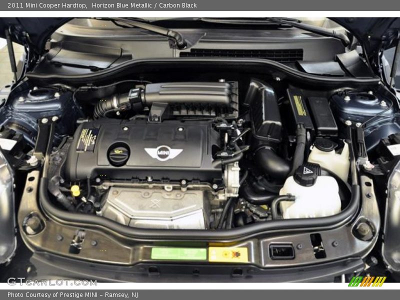 Horizon Blue Metallic / Carbon Black 2011 Mini Cooper Hardtop