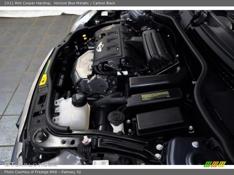Horizon Blue Metallic / Carbon Black 2011 Mini Cooper Hardtop