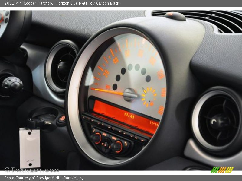 Horizon Blue Metallic / Carbon Black 2011 Mini Cooper Hardtop