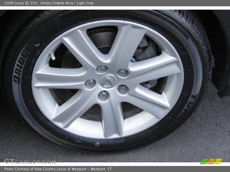 Smoky Granite Mica / Light Gray 2008 Lexus ES 350