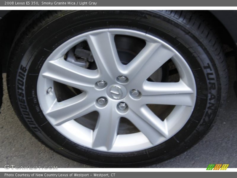 Smoky Granite Mica / Light Gray 2008 Lexus ES 350