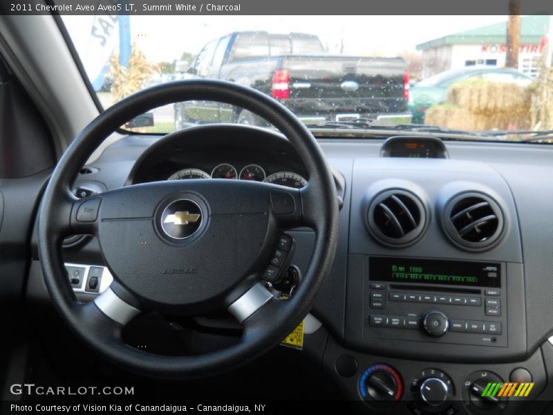 Summit White / Charcoal 2011 Chevrolet Aveo Aveo5 LT