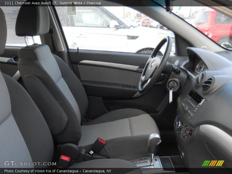Summit White / Charcoal 2011 Chevrolet Aveo Aveo5 LT