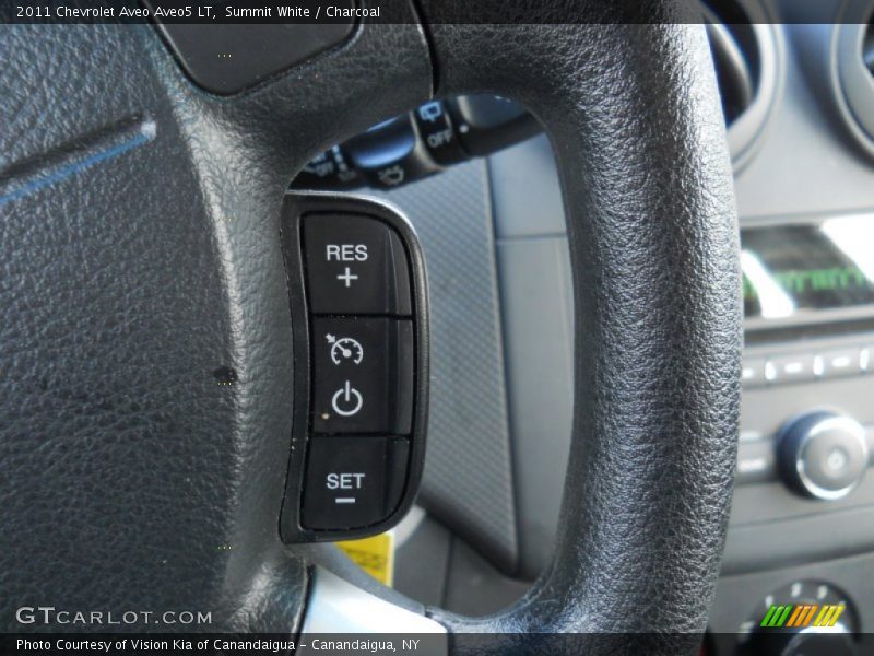 Summit White / Charcoal 2011 Chevrolet Aveo Aveo5 LT