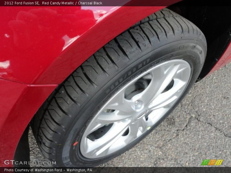 Red Candy Metallic / Charcoal Black 2012 Ford Fusion SE