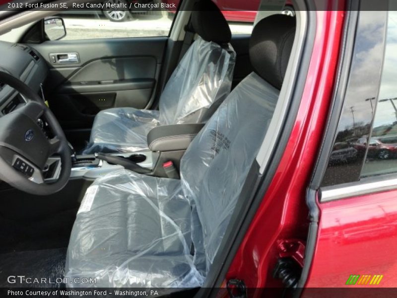 Red Candy Metallic / Charcoal Black 2012 Ford Fusion SE