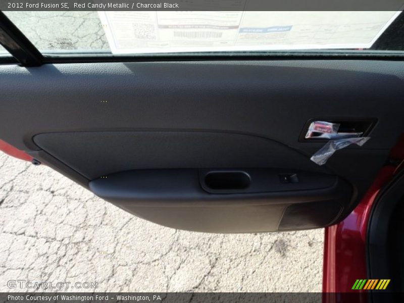 Red Candy Metallic / Charcoal Black 2012 Ford Fusion SE