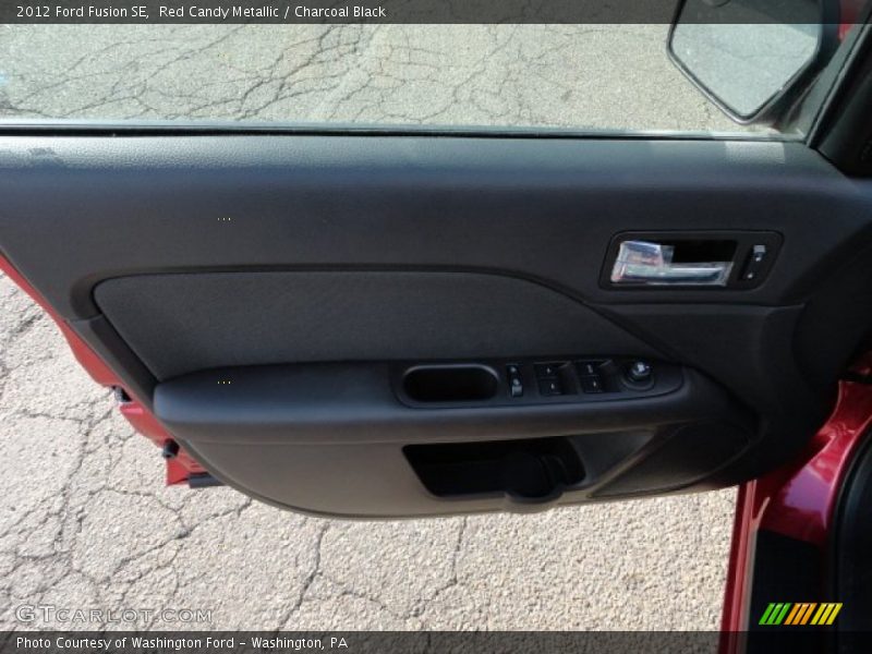 Red Candy Metallic / Charcoal Black 2012 Ford Fusion SE